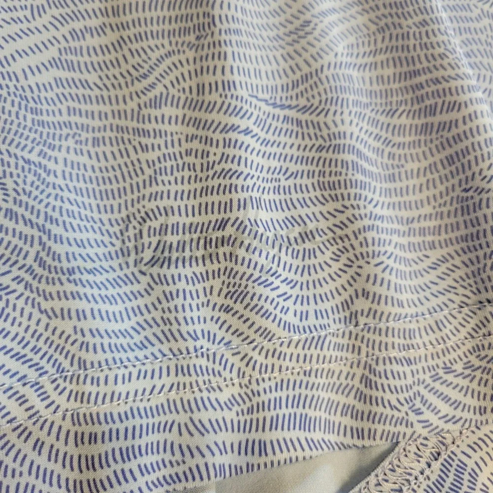 Walter Hagen 11 Mens Golf Polo Shirt Blue Geometric Wave Pattern Large Stretch - Picture 8 of 10